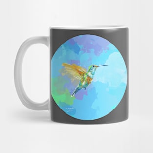 Tiny Wings, Strong Heart - Hummingbird Painting Mug